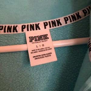 PINK Longsleeve Quarter Zip Top